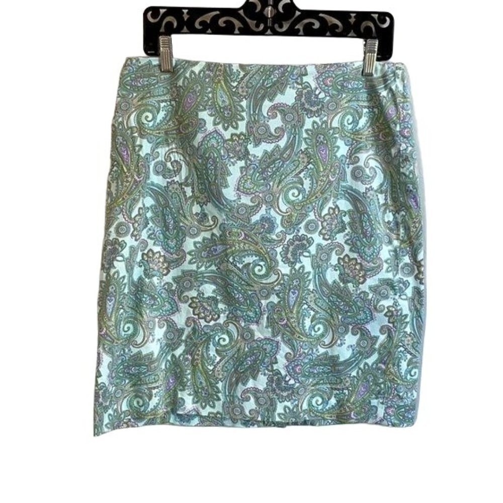 Jones New York Signature Paisley Skirt Size 10